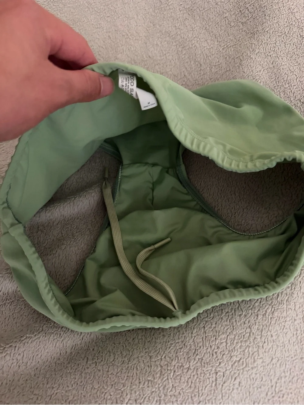 Men's Swim Briefs in Sage Green